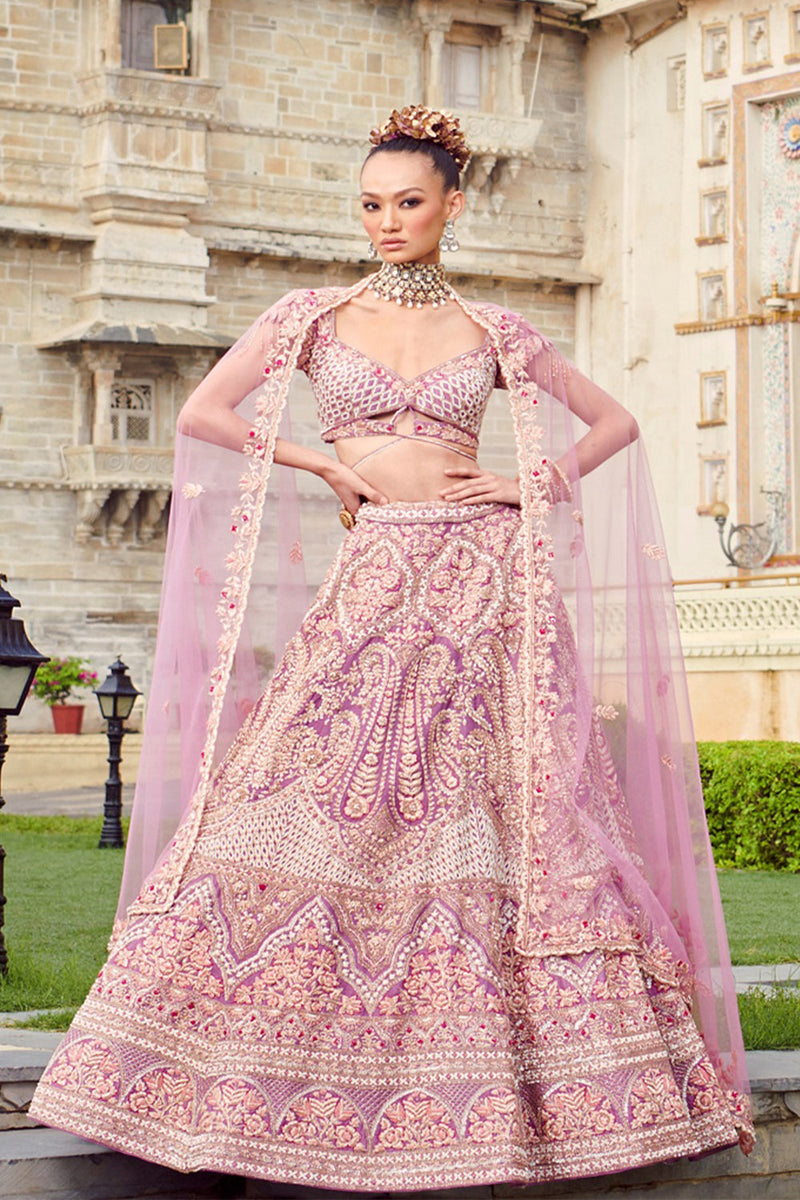 Bridal pastel lehenga 2025