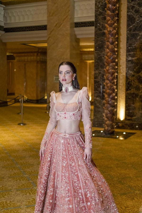Peach Me Perfect Lehenga Set
