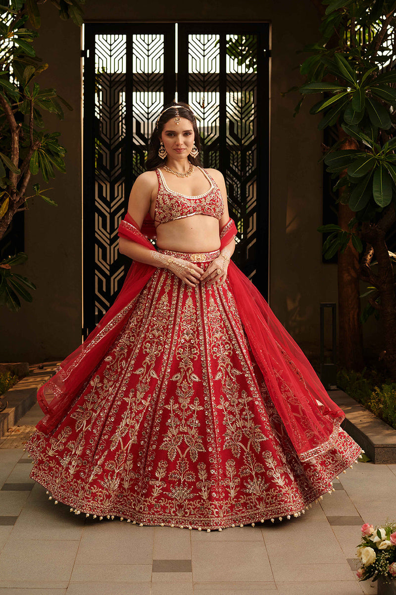Love Spell Red Lehenga Set