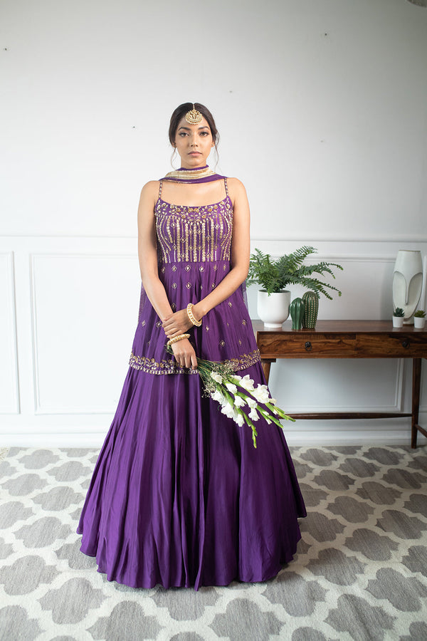 Camellia Peplum Lehenga Set