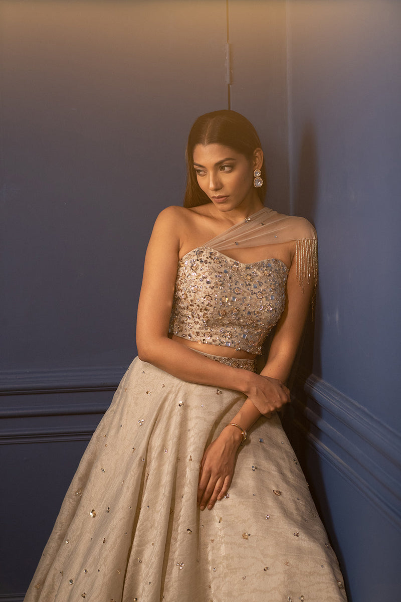 Borage Lehenga