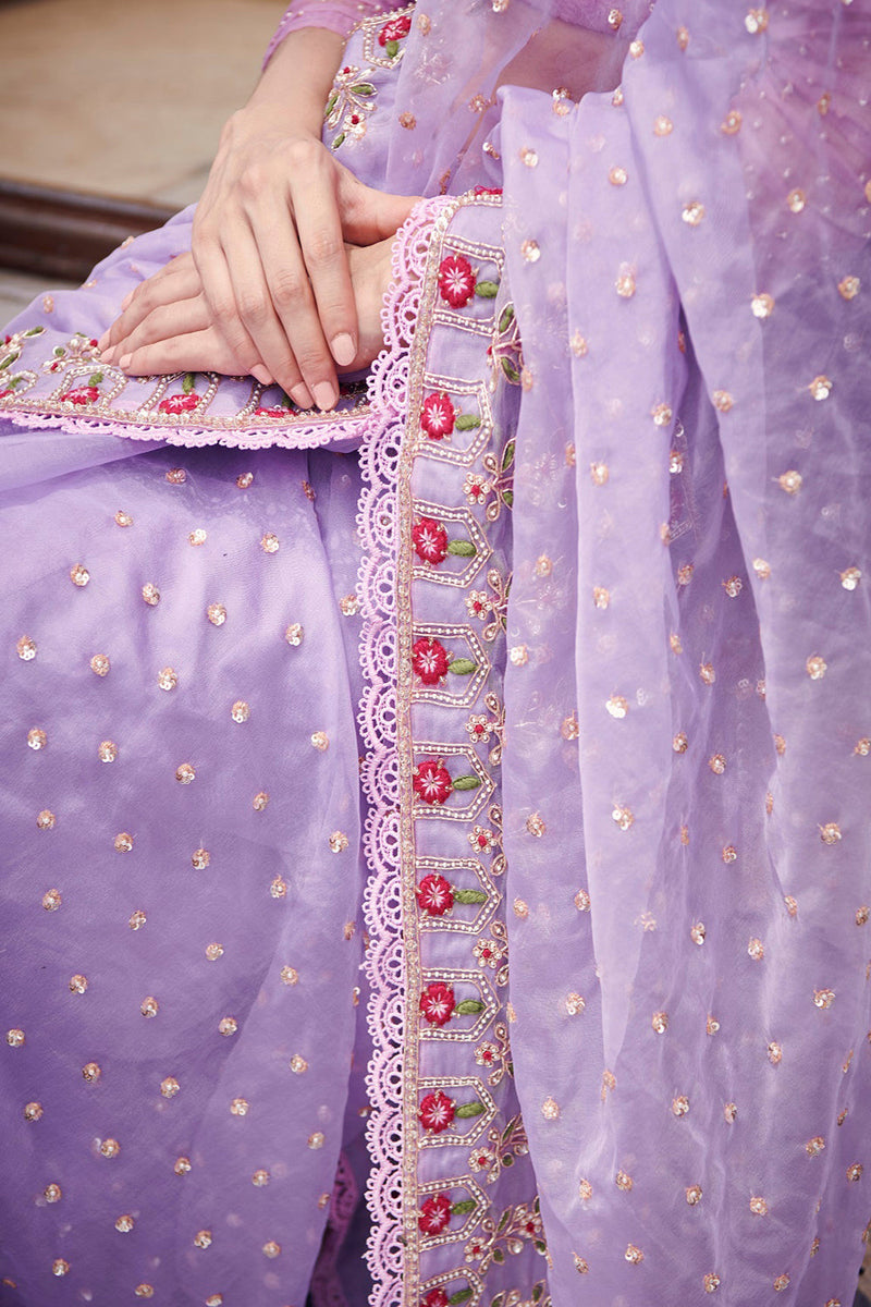 Lilac Saree
