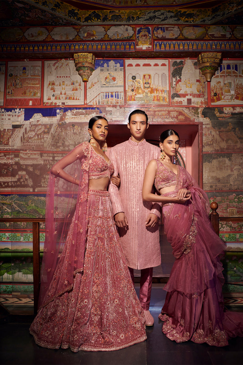 Mauve Lehenga