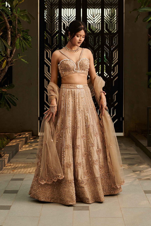 Golden Lehenga Set