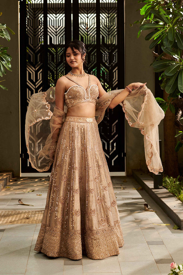 Golden Lehenga Set