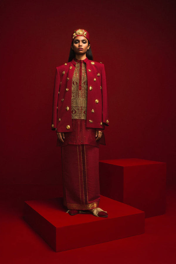 The Tinted Glass Kurta Jacket Set