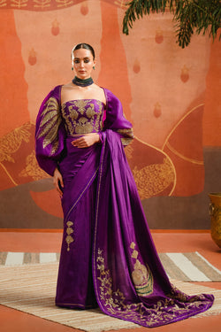 The Jamun Fizz Saree