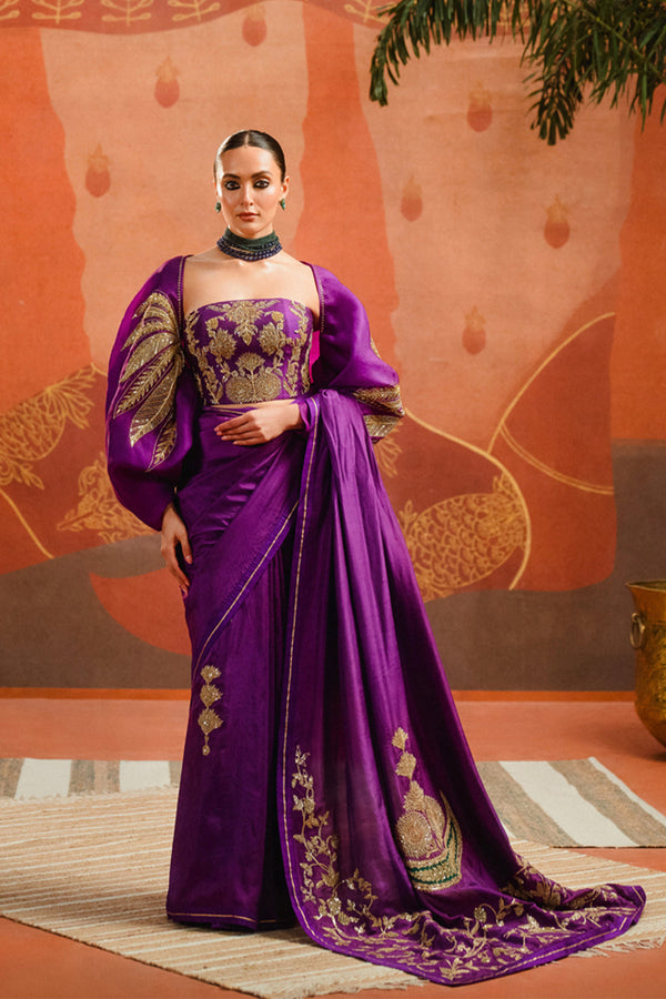 The Jamun Fizz Saree