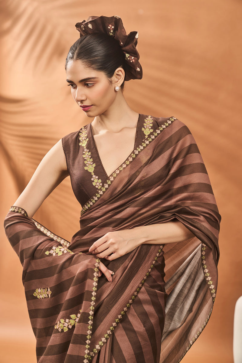 MOCHA MOSAIC SAREE