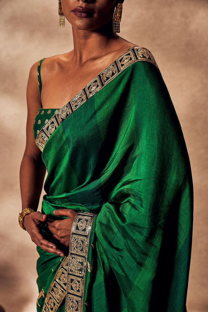 Green Mystic Saree