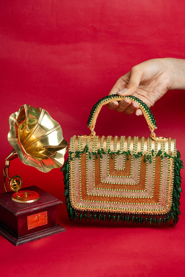 Matto Splendour Kasse Green Gold