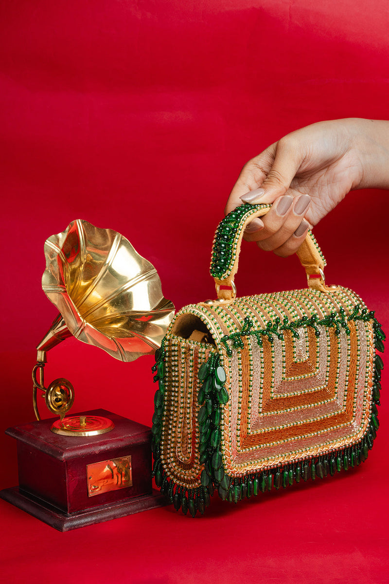 Matto Splendour Kasse Green Gold