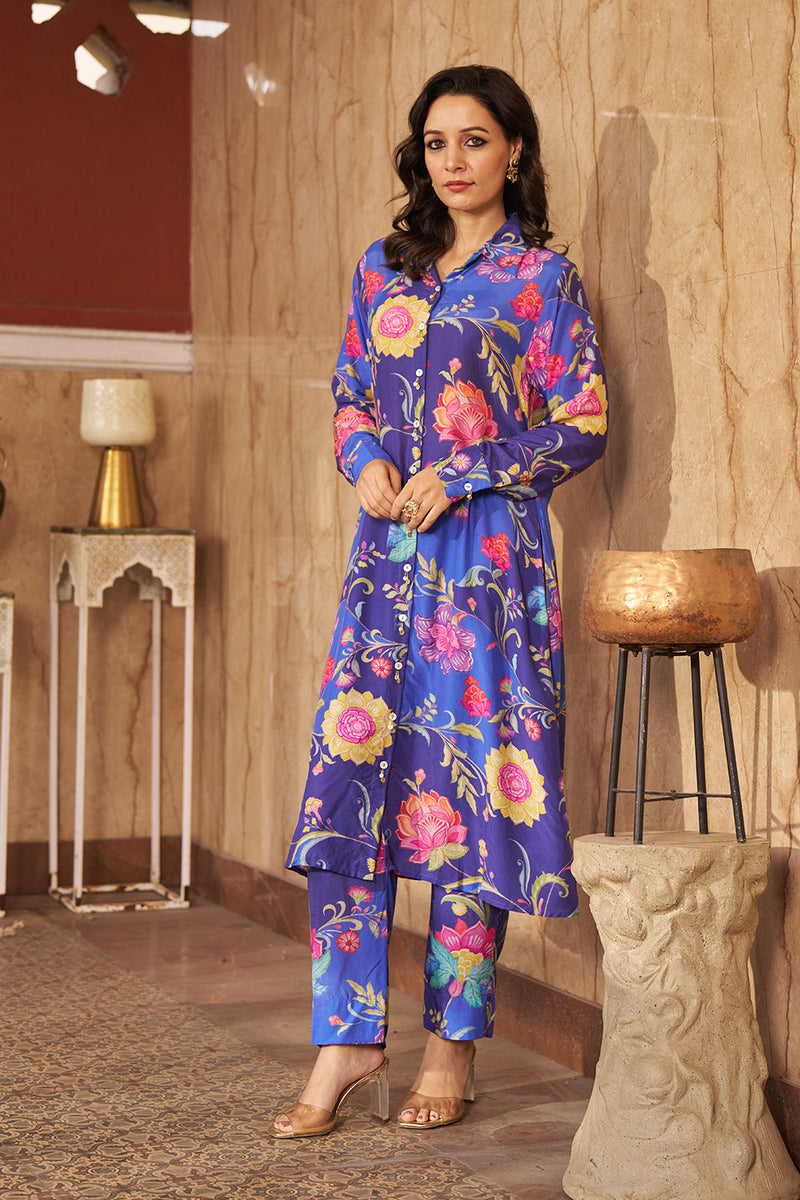 Ruya Blue Kurta