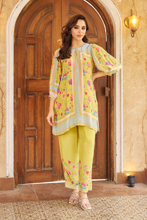 Khawaab Lime Cord Set