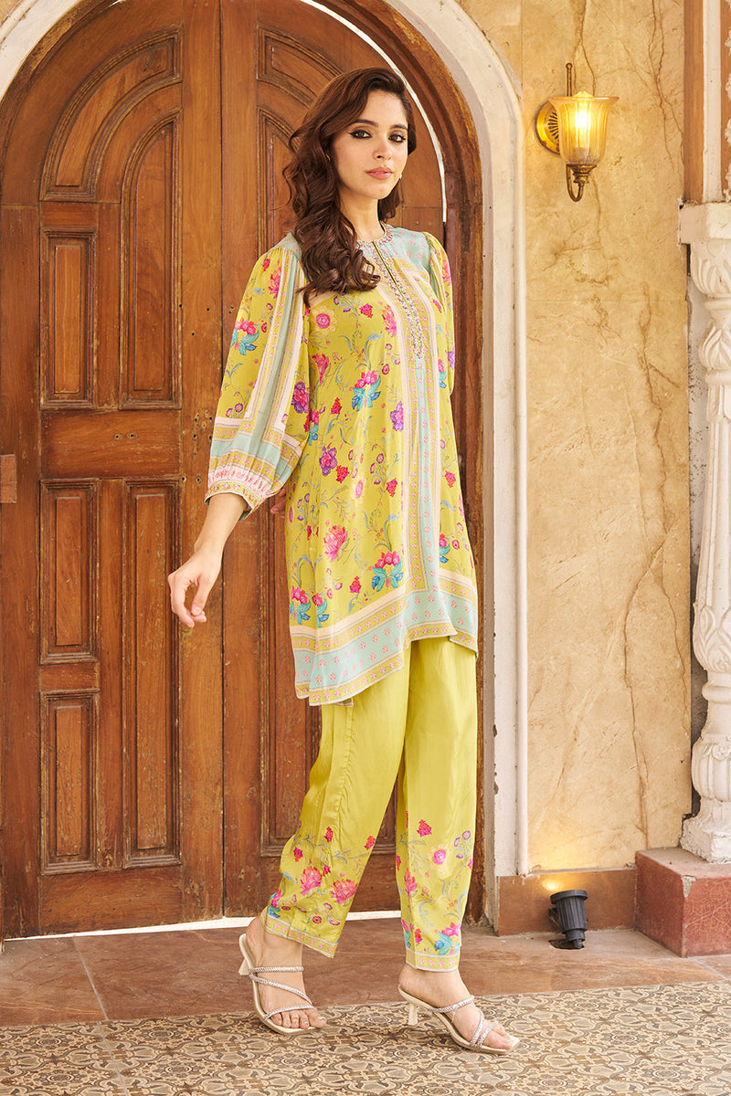 Khawaab Lime Cord Set