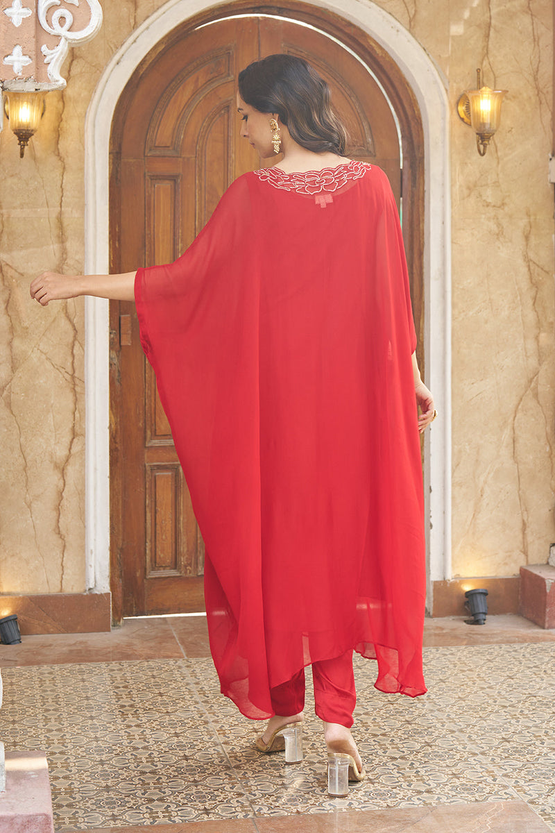 Ruya Red Kaftaan