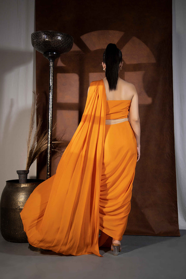 Jumeriah Drape saree with pant