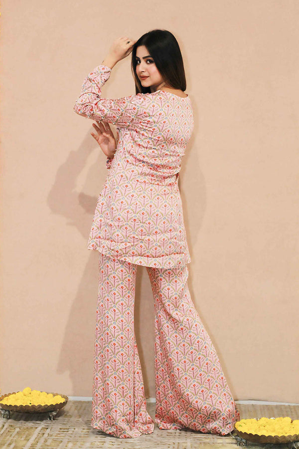 Kumud short jacket bell bottom