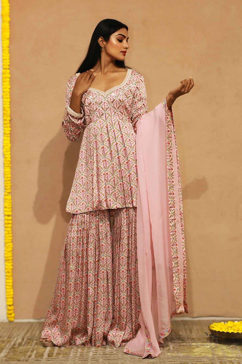 Gulzar Peplum garara