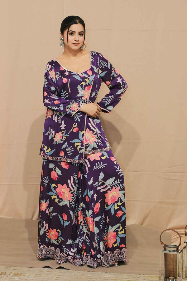 Phulwari Angrakha sharara