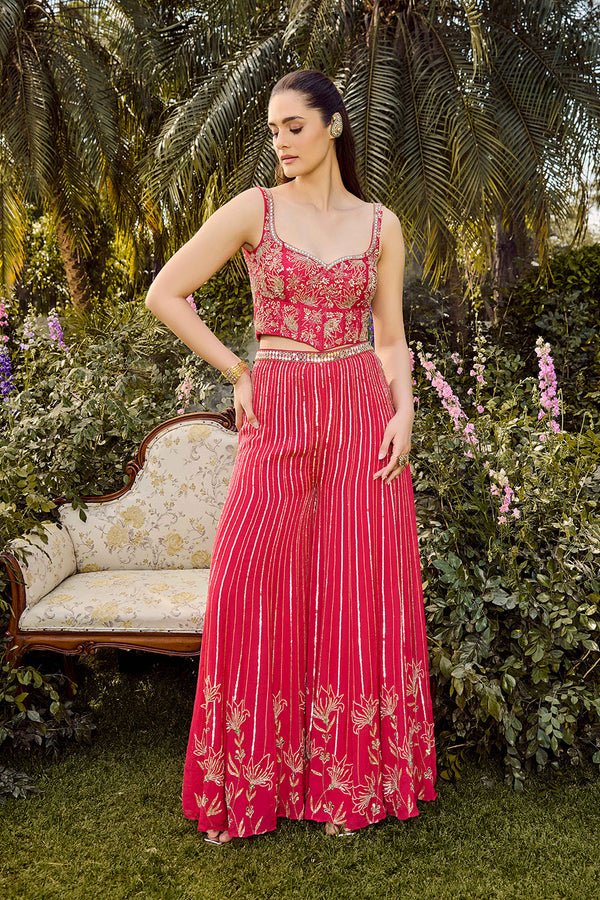 Intense Pink Pant Set