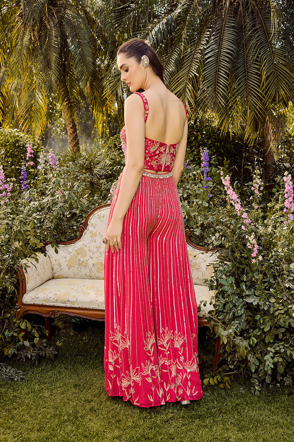 Intense Pink Pant Set