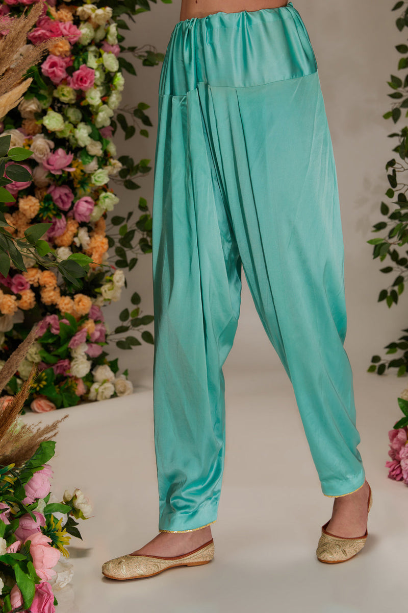 Turquoise Kurta Set