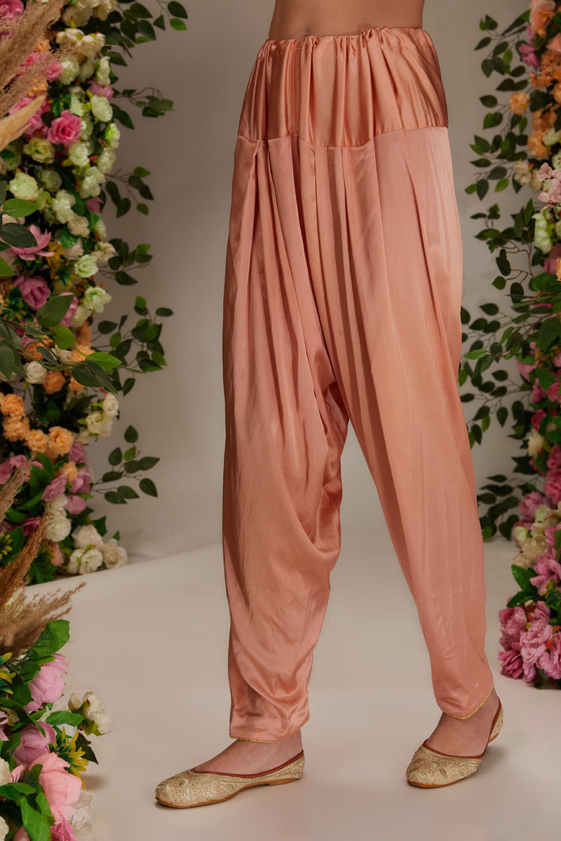Peach Kurta Set