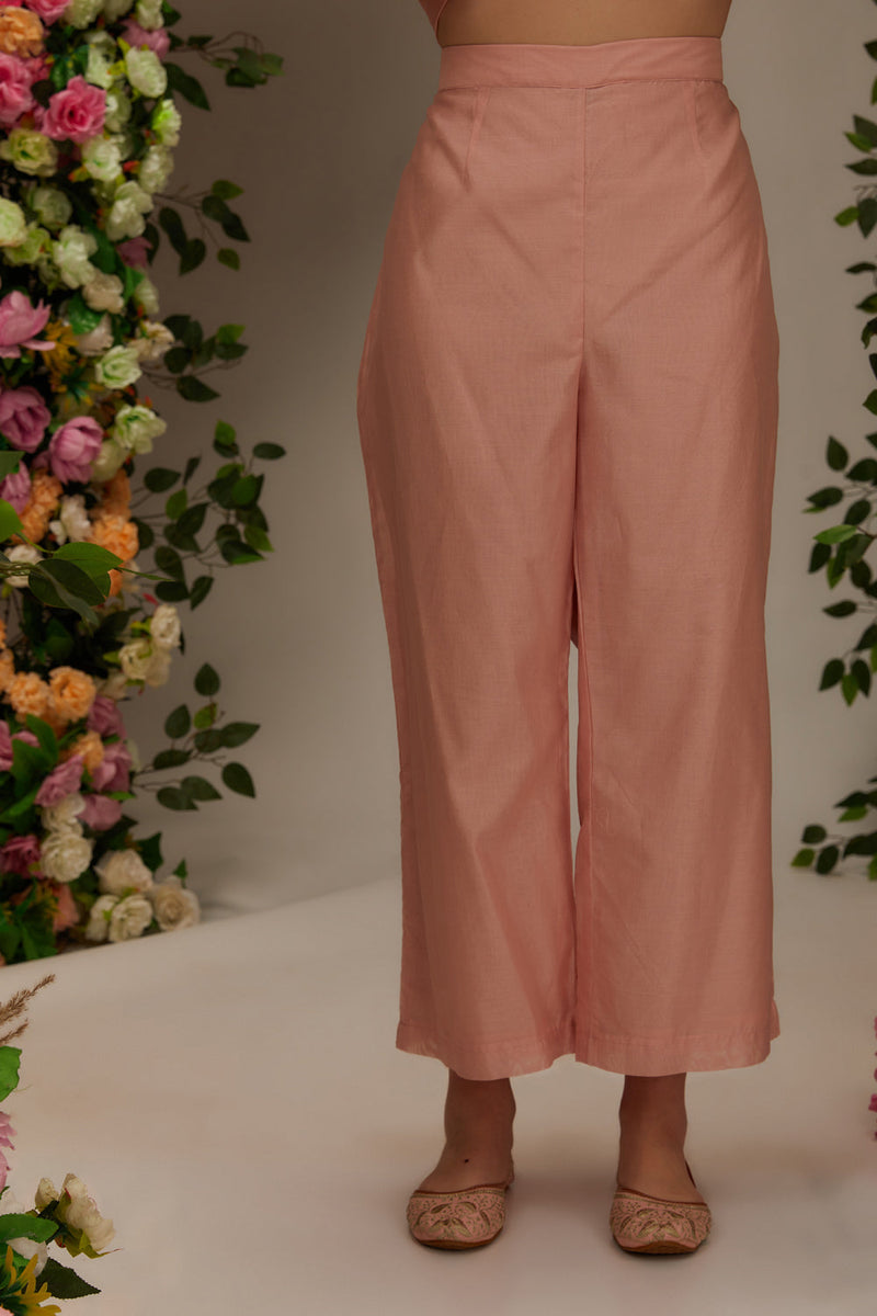 Peach Kurta Set