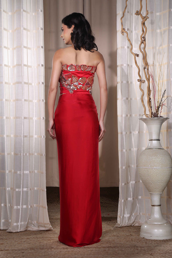 Red dunes corset style