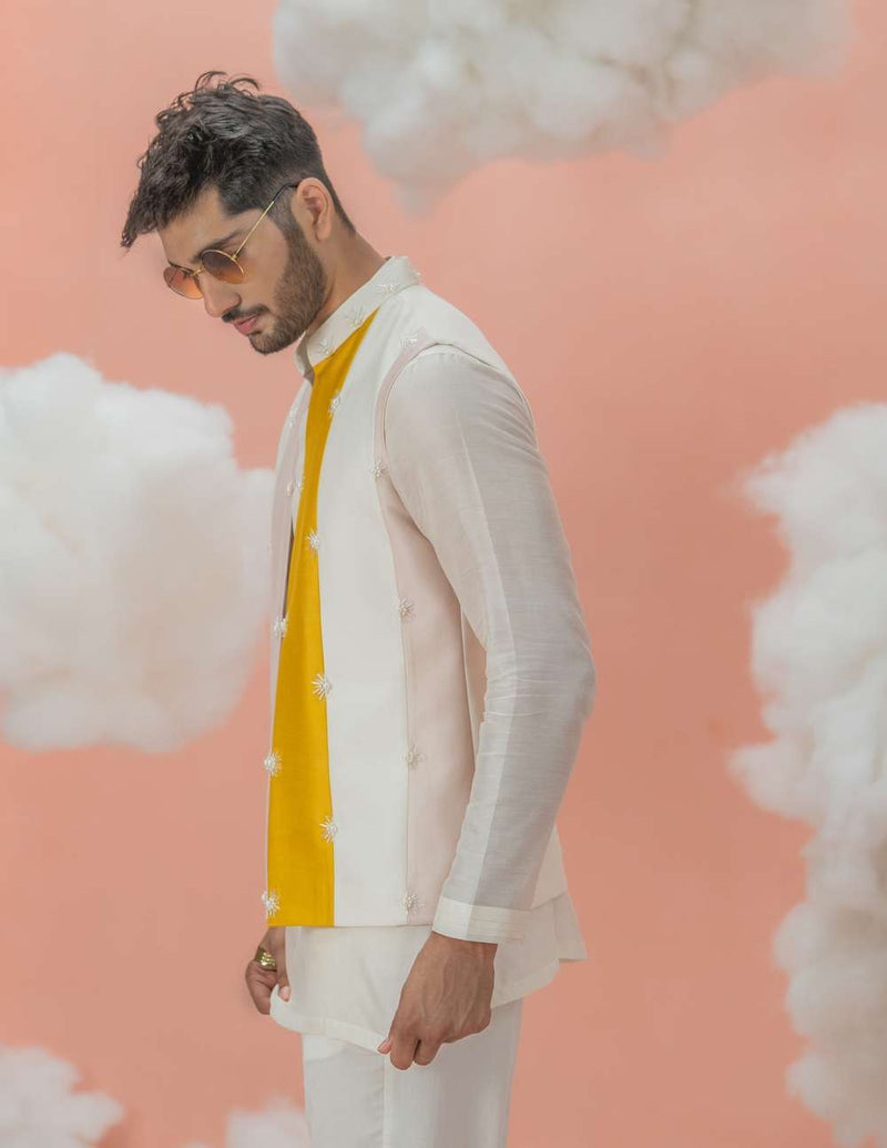 Sunny Summery Bundi-Nehru Jacket only
