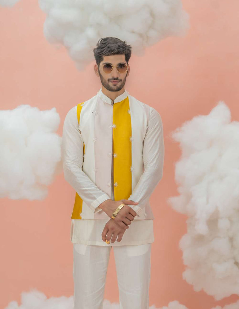 Sunny Summery Bundi-Nehru Jacket only