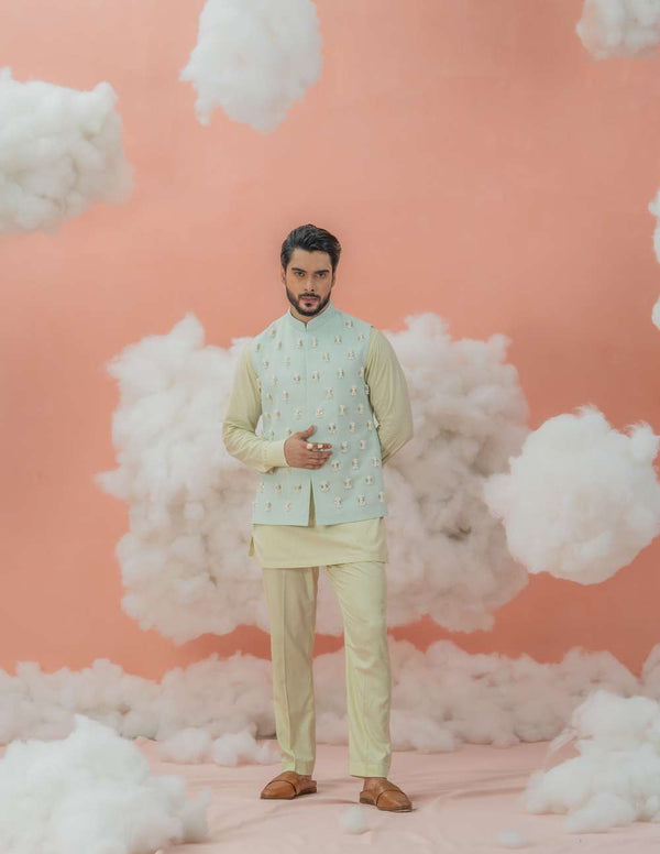 Ice Drop Dori Bundi-Nehru Jacket only