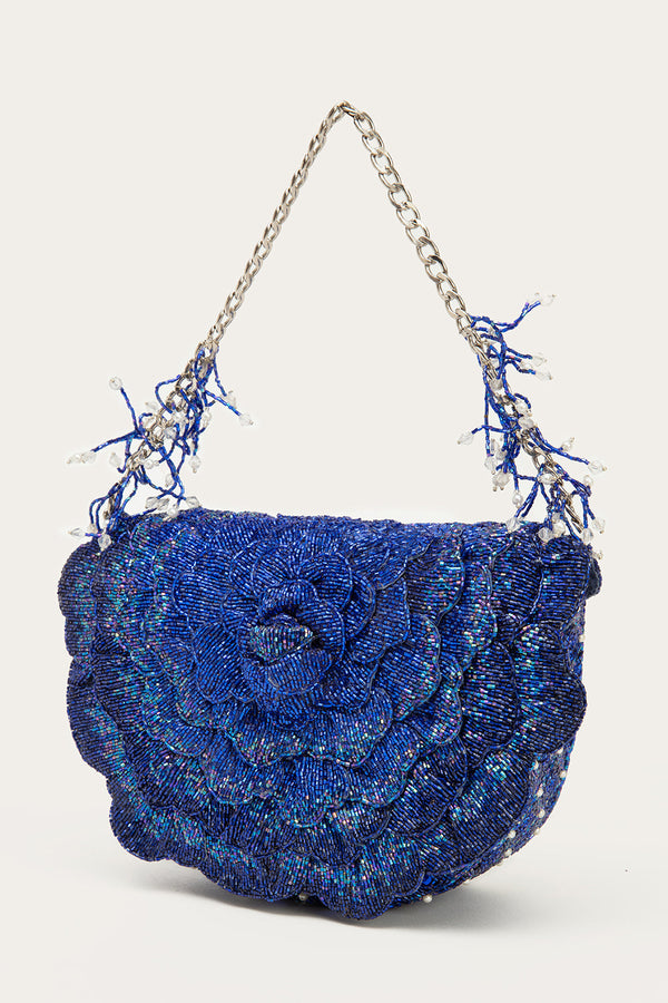 COCO BEADED SLING – ELECTRIC BLUE