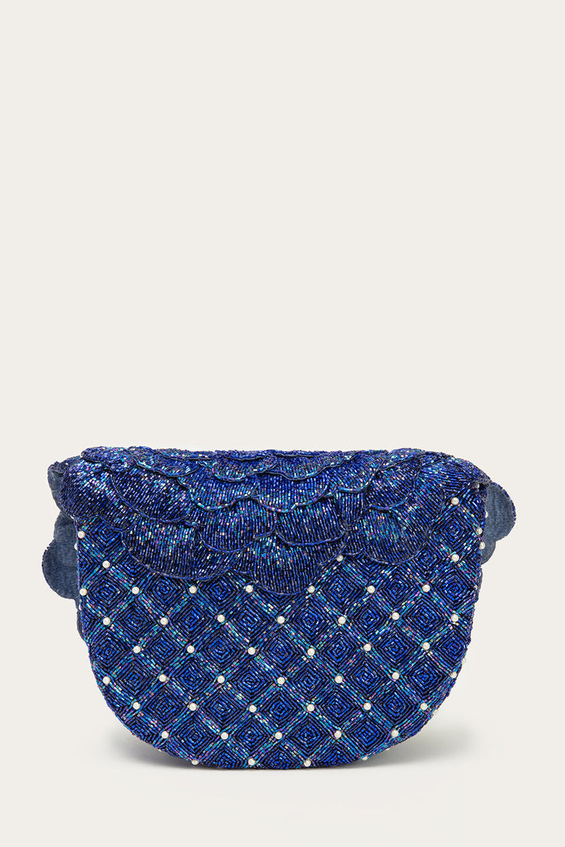COCO BEADED SLING – ELECTRIC BLUE