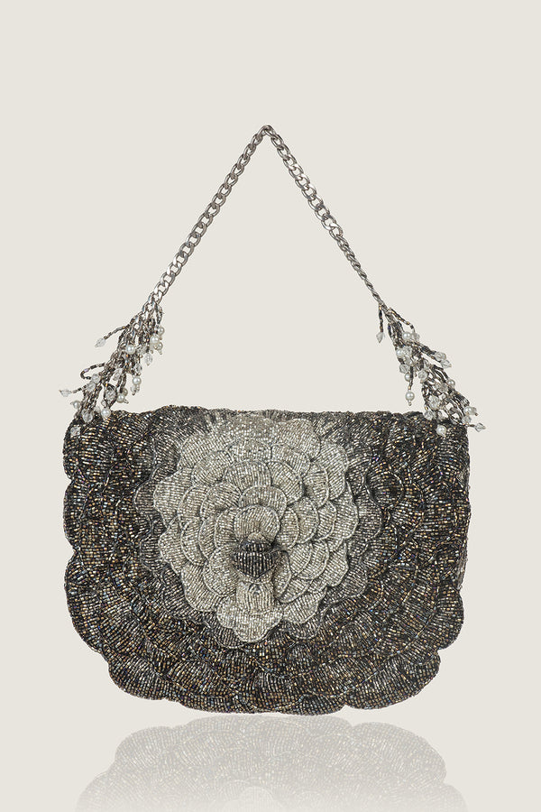 COCO BEADED SLING – SILVER