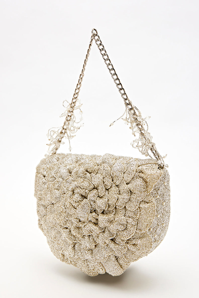 COCO BEADED SLING – SUMMER SILVER