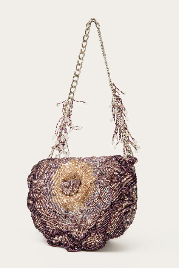 COCO MINI BEADED SLING-AMETHYST