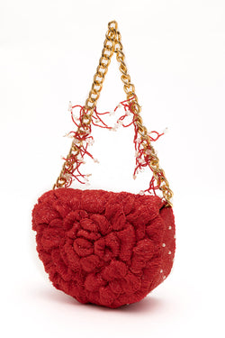 COCO BEADED MINI – CRIMZON RED