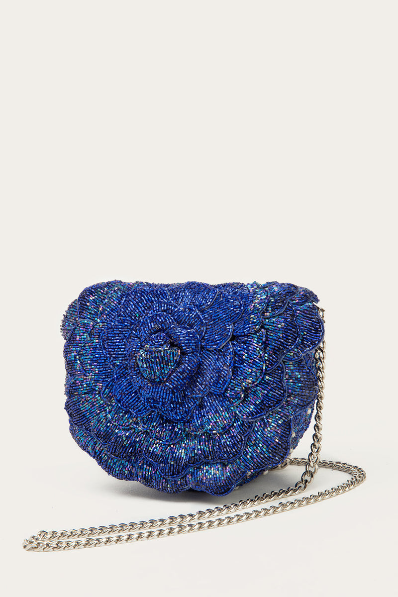 COCO MINI BEADED SLING – ELECTRIC BLUE