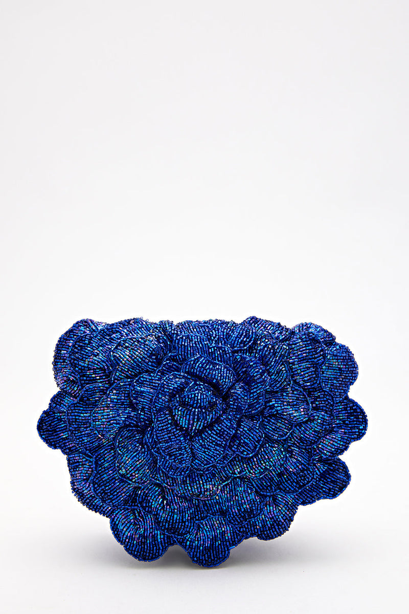 COCO MINI BEADED SLING – ELECTRIC BLUE