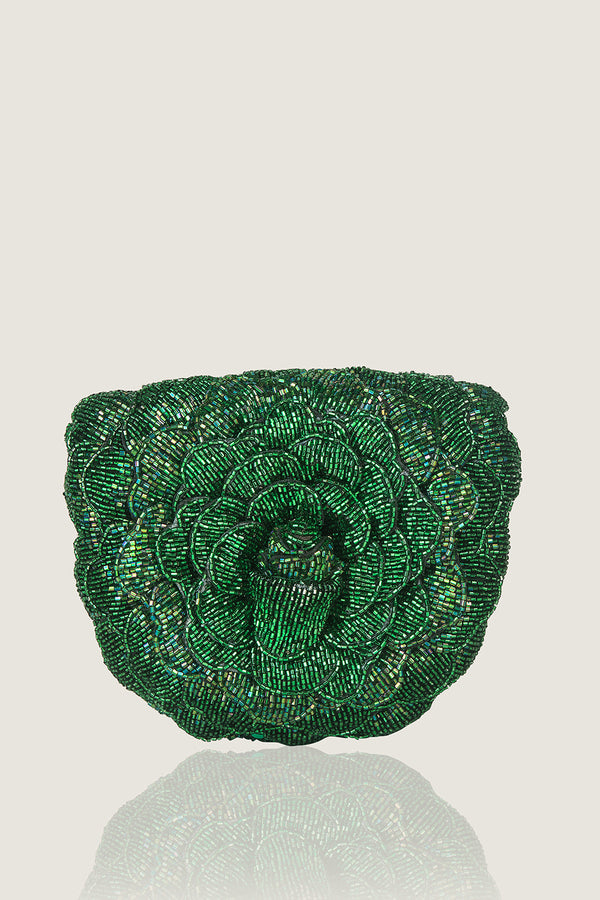 COCO MINI BEADED MINI SLING – GREEN