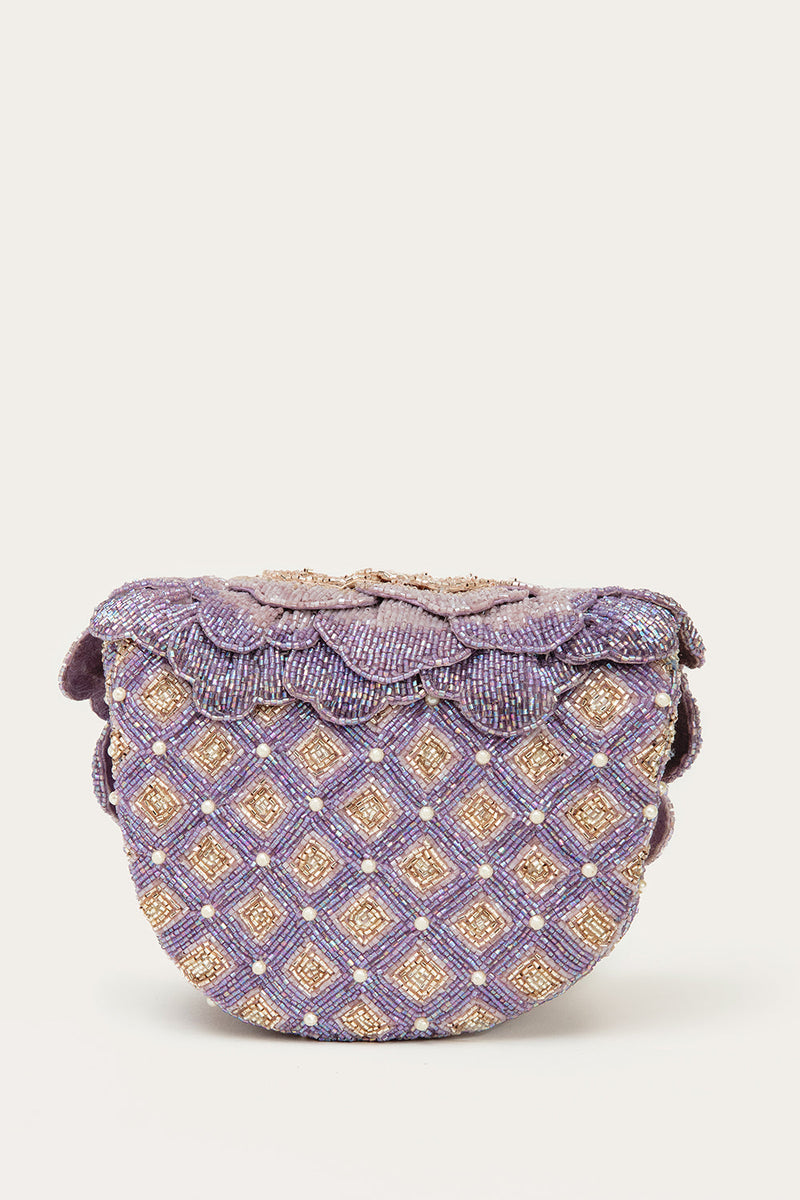 COCO MINI BEADED SLING- LAVENDER
