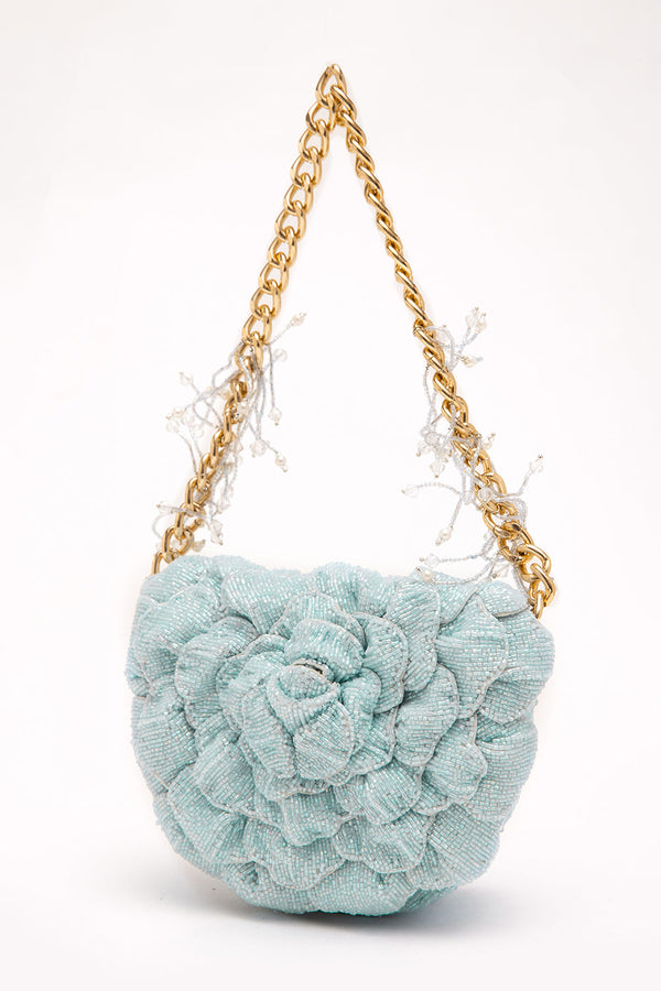 COCO BEADED MINI – POWDER BLUE