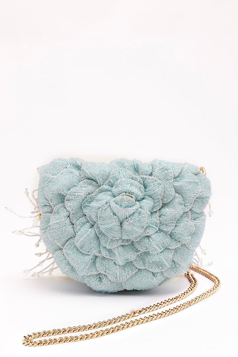 COCO BEADED MINI – POWDER BLUE