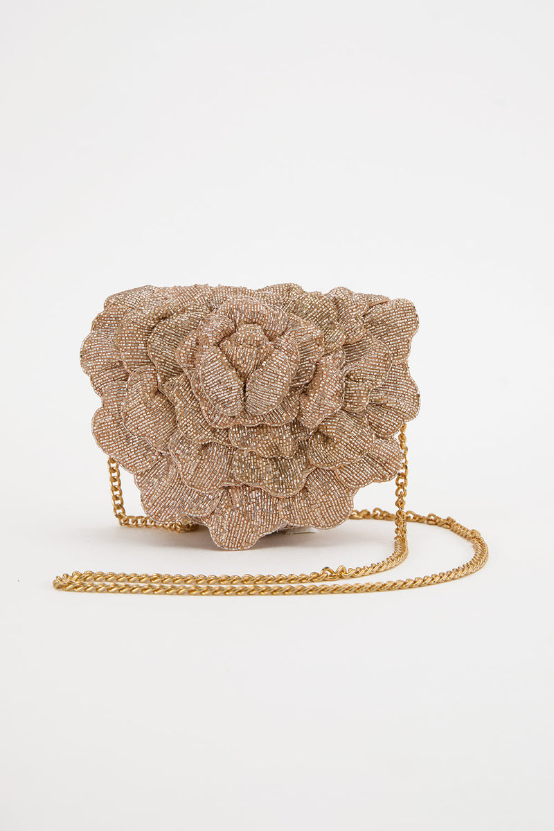 COCO BEADED MINI – ROSEGOLD