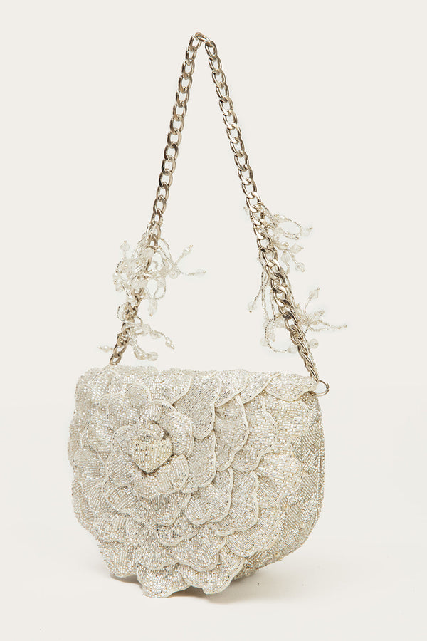 COCO MINI BEADED SLING – SUMMER SILVER