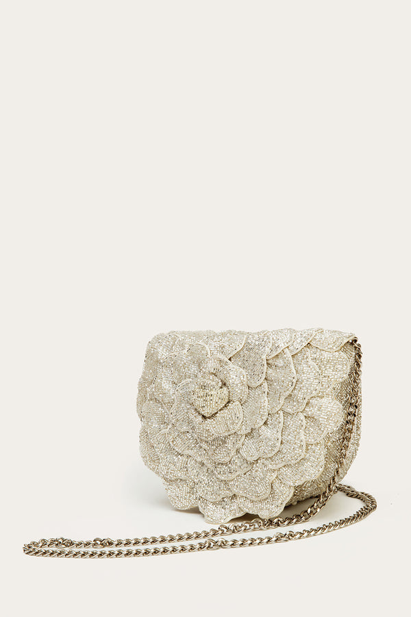 COCO MINI BEADED SLING – SUMMER SILVER