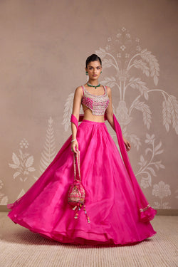 BRIGHT FUCSHIA LEHENGA SET