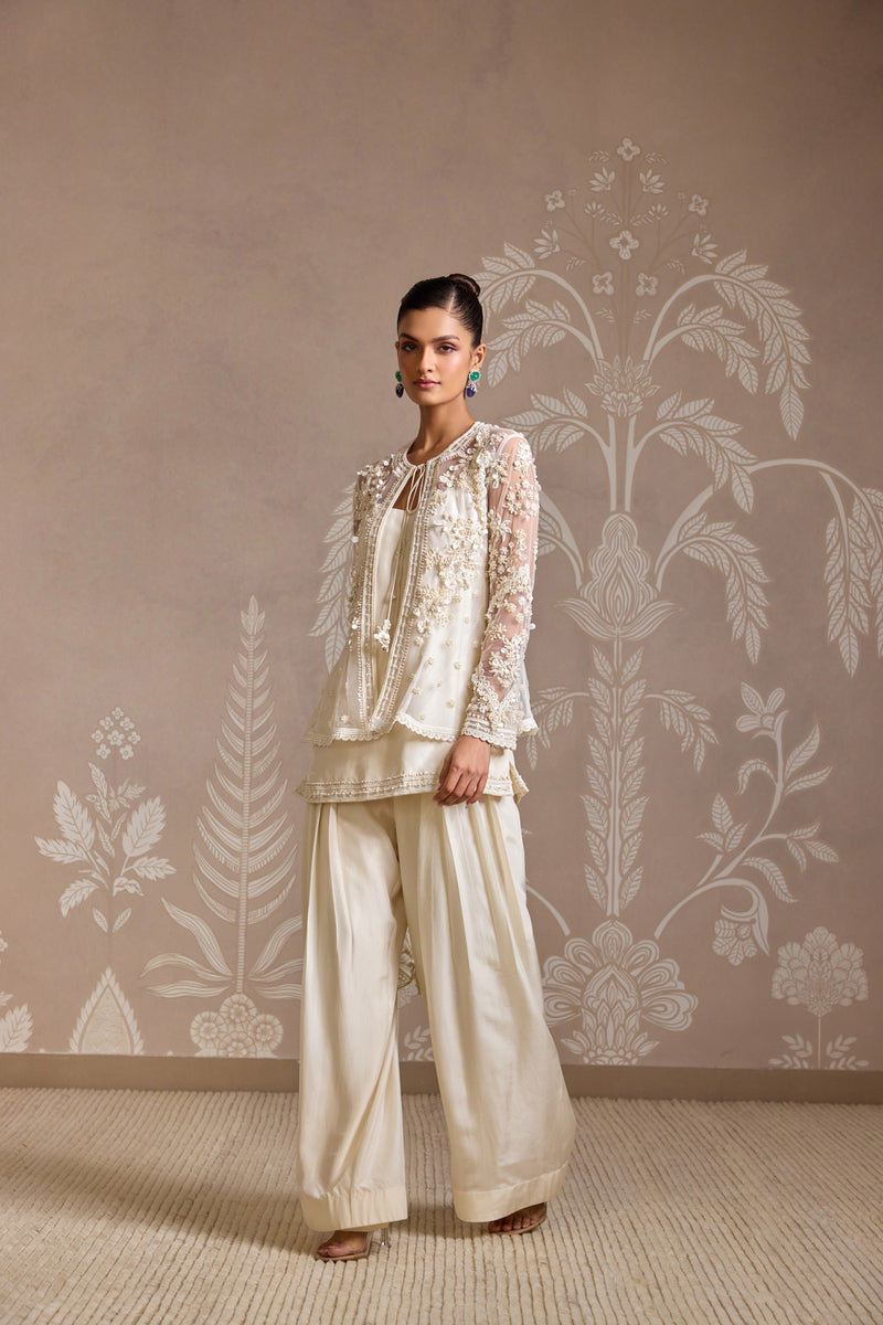 IVORY KURTA SET